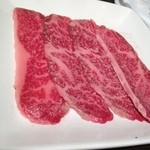 九六牛 ｂｙ中野牧場 - リブロースの焼きシャブ