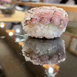 登喜和鮨 - 地物の蝦蛄海老雄雌蒸し