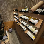 登喜和鮨 - ワインセラー