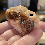 登喜和鮨 - 佐渡赤泊産の赤ムツ塩茹で炭炙り