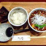 Kare Soba Taiga - カレーそばランチセット(鶏) 980円