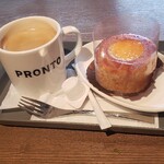 BEERTERIA PRONTO - 　コーヒーとブリュレ in バウム　759円
