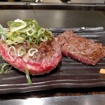 極味や - 極味やハンバーグ＆特選伊万里牛ステーキ(L)2890円
