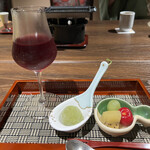 琵琶湖畔 おごと温泉 湯元館 - 別腹のデザート♡  ゼリー、チョコ、フルーツ♡