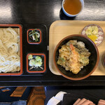 孫四郎そば - 天丼うどんセット