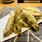 寿司居酒屋 や台ずし - 稚鮎の天ぷら
