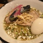 海老丸らーめん - 【限定】さんしょうらーめん飛騨旨豚炭火焼