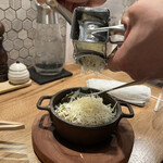 海老丸らーめん - チーズ投入