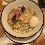 海老丸らーめん - 【限定】さんしょうらーめん飛騨旨豚炭火焼