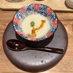 海老丸らーめん - 本日のアミューズ(さつまいものスープ)