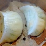 万葉軒 ワンタン麺&香港飲茶Dining - 海老とニラの蒸し餃子