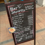 Bar Saporito - 外メニュー2022.06