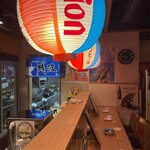 沖縄料理 ちむどんどん - 店内カウンター席