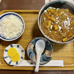 まるやうどん - カレーうどんライス付き