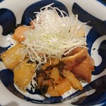 定食屋 亘 - 五種の魚のづけ丼 定食 アップ