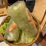 Hanoi - 生春巻： 海老と豚肉入り