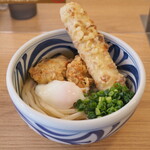 麺匠 釜善 - とりちくわ天うどん