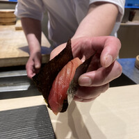 天寿し 横浜店 - 『《季節の食材をふんだんに》極上お任せ握り会席』（22000円）税込+※サービス料10％【令和4年06月14日撮影】