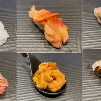 天寿し 横浜店 - 『《季節の食材をふんだんに》極上お任せ握り会席』（22000円）税込+※サービス料10％【令和4年06月14日撮影】