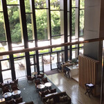 FOUR SEASONS HOTEL KYOTO - レストランを上から。