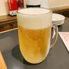 咲蘭房 - お疲れ様セットの生ビール