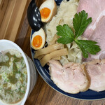 らーめん 砦 - 濃厚煮干醤油平打つけ麺