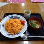 食事処 味千 - チキンライス 750円