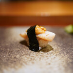 天寿し - 6.帆立雲丹