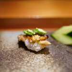 天寿し - 12.サザエとオクラ