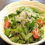 Datenokura - 生小松菜とじゃこのうま塩サラダ