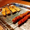 宏福楼 - 牛ハツモト串とラム肉串♪