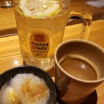 Kushidori - 角ハイボール 180円・スープとおろし無料