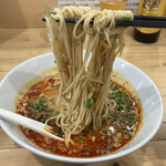 汁なし担々麺 ここから - 汁あり担々麺(濃厚) 麺少なめ 880円