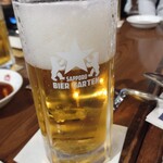 サッポロビール園 ケッセルホール - ビール来ました！(2022.6.10)