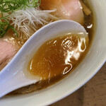 中華そば しば田 - 柔らかく厚みもあるスープ