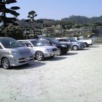 結々亭 - 開店前で駐車場ほぼ満杯。