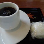 甘味 有喜堂 - 「ホットコーヒー（菓子付）」