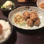 博多もつ鍋 やまや - 出汁唐揚げ定食