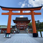 京都　六条庵 - 二番鳥居と楼門