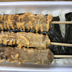 ハセガワストア - つくね弁当＋ラーマヨソース