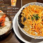 東京豚骨拉麺 ばんから - 辛ネギばんから・明太子ご飯