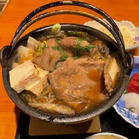 最上亭 - 『牛すき膳』の牛すき焼き