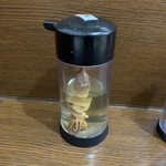 煮干し中華そば 魚魚 - ホルマリン漬けのようなホタルイカ酢