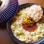 Shinjuku Gyoen Icchoume - カニといくらの土鍋ご飯