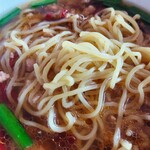 中華料理 萬盛 - 台湾ラーメンの麺