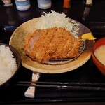 Tonkatsu Hisago - 肩ロースかつ定食 ¥1800