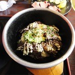 焼肉　本陣 - 石焼本陣ｾｯﾄ(780円)石焼ｻｶﾞﾘ丼