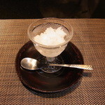 ふふ 熱海 - レモンのグラニテ  サクレレモンを濃厚にしたもの(美味しかったんですよ、でも似てたから)