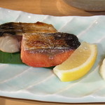 ふふ 熱海 - しっかり焼きたてできました。鯖が脂のってて旨かったです。