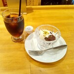 7丁目イタリア食堂 Makita - デザートとアイスコーヒー
